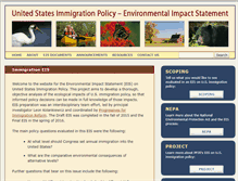 Tablet Screenshot of immigrationeis.org